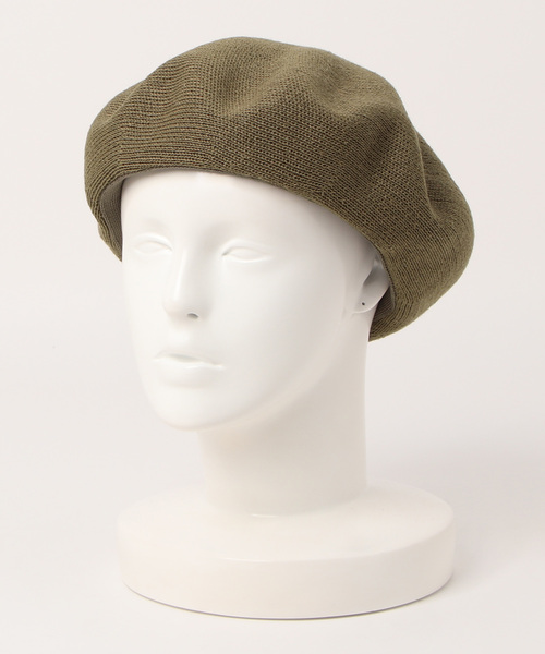 polcadot（ポルカドット）の「リネン サーモ ベレー帽(チョボなし)（ハンチング/ベレー帽・レディース・ライトグレー/ブラック/カーキ/アイボリー・FREE）」の15枚目の写真