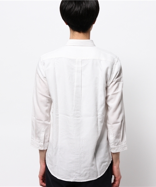 HARE(ハレ)の「フレンチリネンシャツ7分袖(HARE)(シャツ/ブラウス・メンズ・ライトグレー/ブルー/ネイビー/オフホワイト/グレー系その他・LARGE/SMALL/MEDIUM)」の10枚目の写真