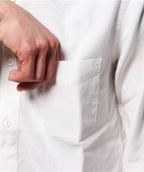 HARE(ハレ)の「フレンチリネンシャツ7分袖(HARE)(シャツ/ブラウス・メンズ・ライトグレー/ブルー/ネイビー/オフホワイト/グレー系その他・LARGE/SMALL/MEDIUM)」の13枚目の写真