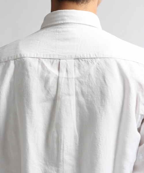 HARE(ハレ)の「フレンチリネンシャツ7分袖(HARE)(シャツ/ブラウス・メンズ・ライトグレー/ブルー/ネイビー/オフホワイト/グレー系その他・LARGE/SMALL/MEDIUM)」の18枚目の写真