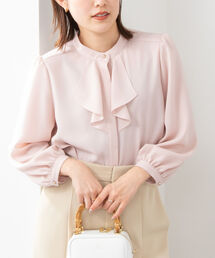 NOLLEY’S Sophi | ジョーゼットラッフルブラウス(シャツ/ブラウス)