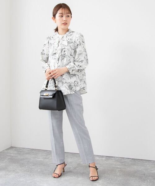 NOLLEY’S Sophi（ノーリーズソフィ）の「ジョーゼットラッフルブラウス（シャツ/ブラウス・レディース・ベビーピンク/オフホワイト/ホワイト系その他4・36/38）」の17枚目の写真