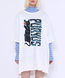 PUNYUS | ブラックパンサービッグＴシャツ(Tシャツ/カットソー)