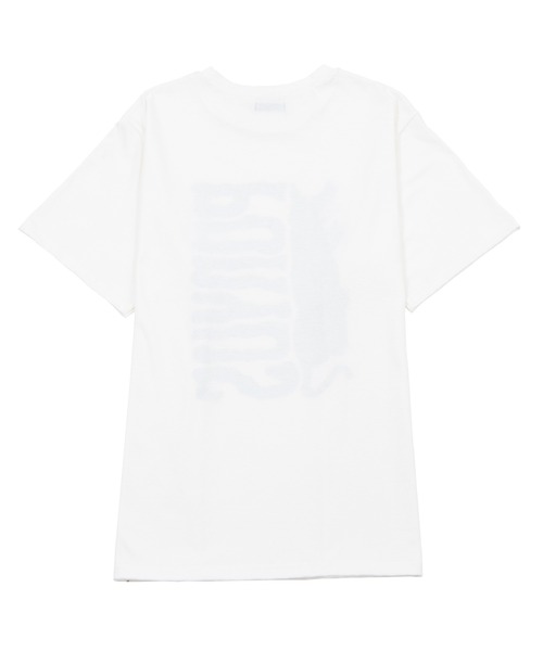 PUNYUS（プニュズ）の「ブラックパンサービッグＴシャツ（Tシャツ/カットソー・レディース・ホワイト/ブラック/イエロー・4/3）」の7枚目の写真