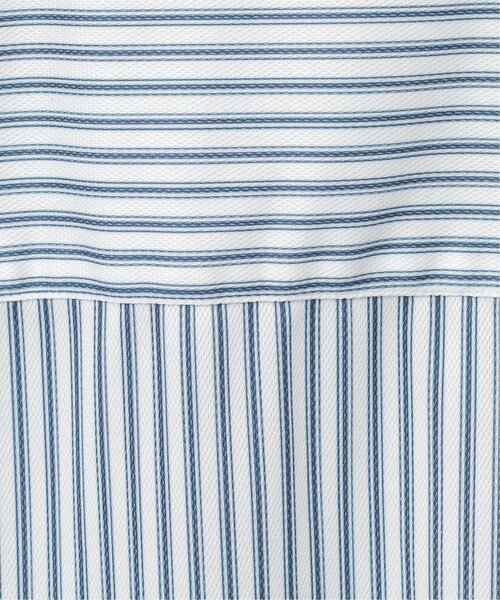 ikka(イッカ)の「7分袖イージーケアバンドカラーシャツ(シャツ/ブラウス・メンズ・ホワイト/ブルー・L/M/XL/S)」の3枚目の写真