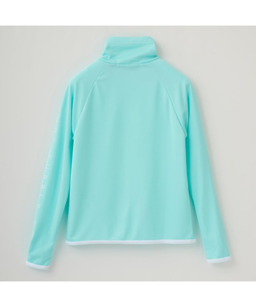 RUSTY（ラスティ）の「RUSTY/ラスティ 水着 水陸両用 吸汗速乾 UVカット ブランド ロゴ ワンポイント フルジップ 長袖 ラッシュガード（ラッシュガード・キッズ・ピンク/ホワイト/ブラック/イエロー/エメラルド・150cm/120cm/110cm/160cm/140cm/100cm/130cm）」の21枚目の写真