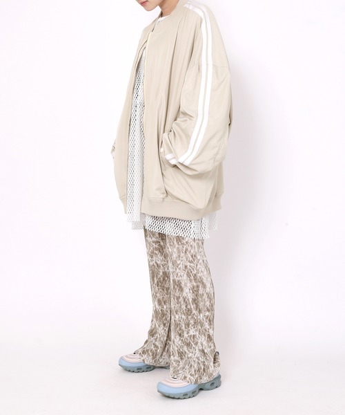 PUNYUS（プニュズ）の「タイダイ柄プリーツパンツ（その他パンツ・レディース・ブラック/カーキ・1/3/4/2）」の7枚目の写真