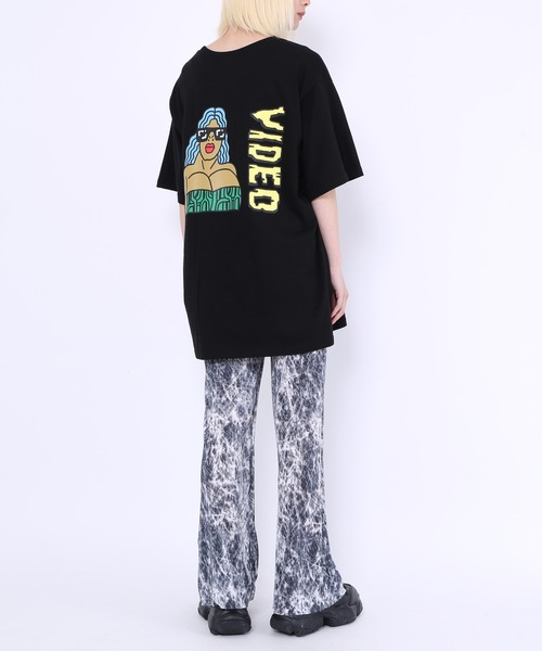 PUNYUS（プニュズ）の「タイダイ柄プリーツパンツ（その他パンツ・レディース・ブラック/カーキ・1/3/4/2）」の18枚目の写真