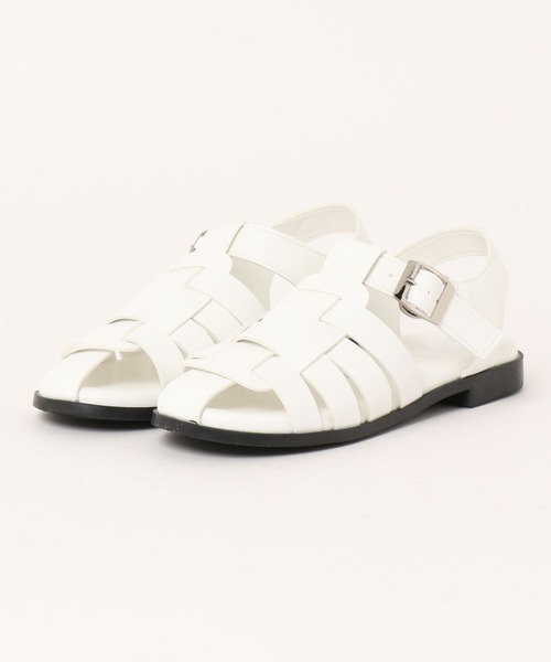 Noubel Voug Relax（ヌーベルヴォーグリラックス）の「メニーストラップグルカサンダル（サンダル・レディース・ブラック/ホワイト・M/LL/L/S）」の17枚目の写真