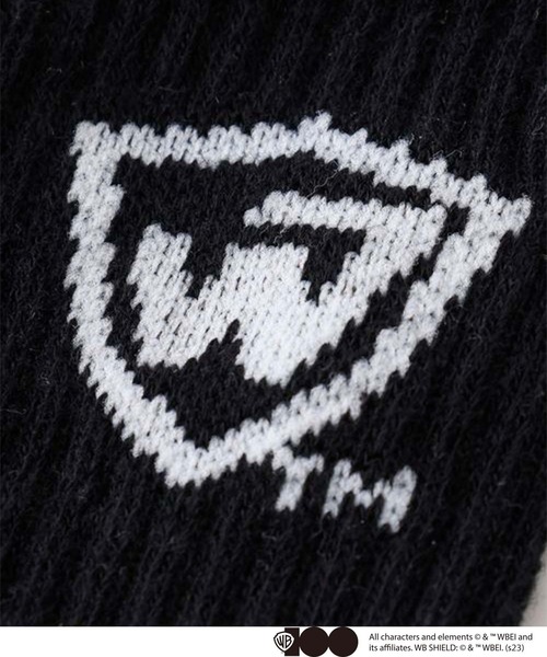 LOWRYS FARM（ローリーズファーム）の「ロゴソックス/ワーナー・ブラザース100周年　192580（ソックス/靴下・キッズ・ブラック/ホワイト・MEDIUM/LARGE）」の8枚目の写真