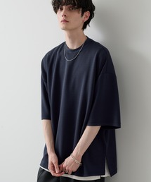 ハイポンチビッグシルエットドレープ半袖カットソー