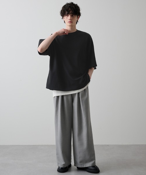 メンズ 長ズボン ビッグシルエット ポケット ストレート T03140 PIMLICO 【10％OFFクーポン対象】スラックス メンズ 大きい