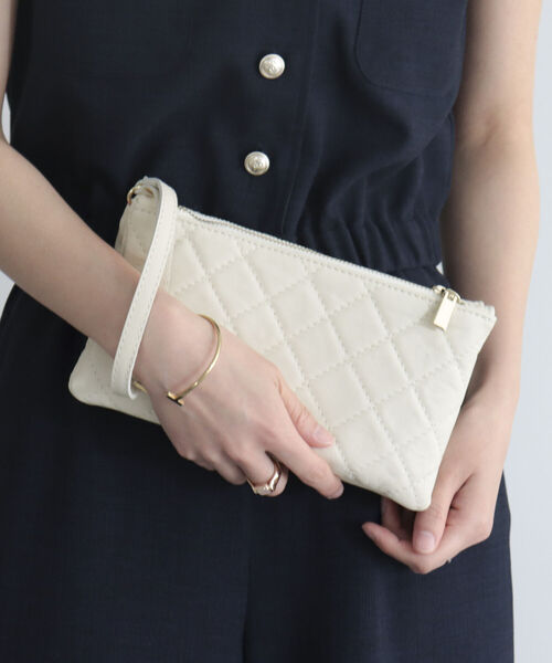 AULENTTI/オウレンティ 2Way Quilting Clutch Bag（AULENTTI  