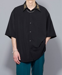 新品未使用品 OZZ ローズ刺繍入りタブリエ（ブラック） 74435542b_b_16_215.jpg