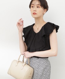 N.（N. Natural Beauty Basic） | ◆コットンラッフルブラウス(シャツ/ブラウス)