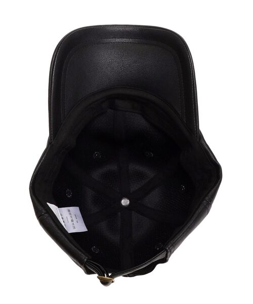 ELENDEEK（エレンディーク）の「フェイクレザーキャップ（キャップ・レディース・ブラック/ベージュ・FREE）」の13枚目の写真