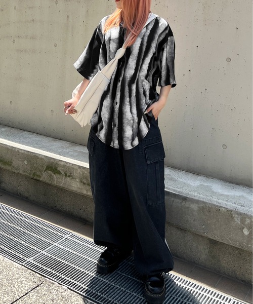 sedacle オーバーサイズストライプライクシャツ セール】オーバーサイズストライプライクシャツ（シャツ