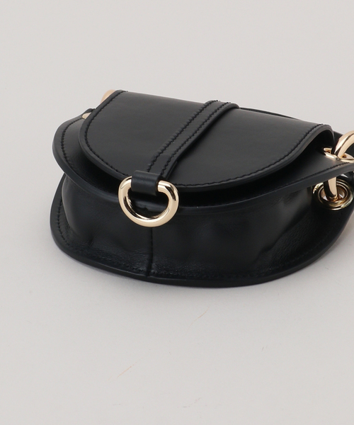 FRAMeWORK(フレームワーク)の「【LA VIA FIRENZE/ラヴィアフィレンツェ】MINI 2WAY BAG(ショルダーバッグ・レディース・ブラック/キャメル/ゴールド・FREE)」の22枚目の写真