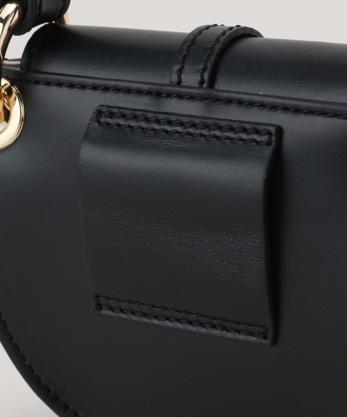 FRAMeWORK(フレームワーク)の「【LA VIA FIRENZE/ラヴィアフィレンツェ】MINI 2WAY BAG(ショルダーバッグ・レディース・ブラック/キャメル/ゴールド・FREE)」の9枚目の写真