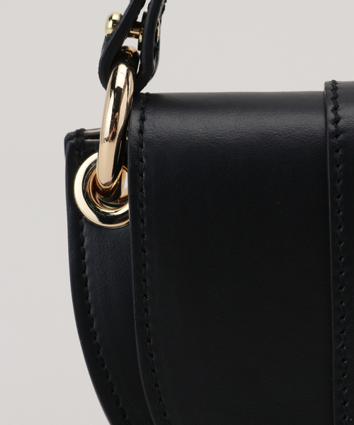 FRAMeWORK(フレームワーク)の「【LA VIA FIRENZE/ラヴィアフィレンツェ】MINI 2WAY BAG(ショルダーバッグ・レディース・ブラック/キャメル/ゴールド・FREE)」の10枚目の写真