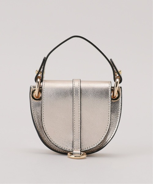 FRAMeWORK(フレームワーク)の「【LA VIA FIRENZE/ラヴィアフィレンツェ】MINI 2WAY BAG(ショルダーバッグ・レディース・ブラック/キャメル/ゴールド・FREE)」の3枚目の写真