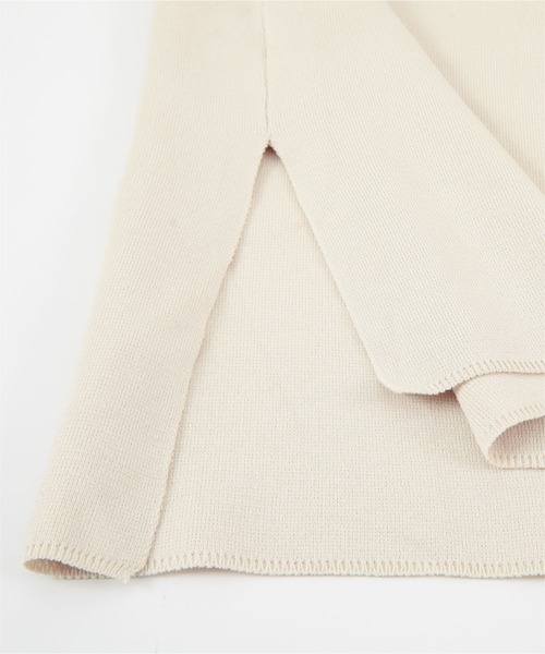 titivate（ティティベイト）の「ｻｲﾄﾞｽﾘｯﾄVﾈｯｸﾆｯﾄﾍﾞｽﾄ（ベスト・レディース・チャコール/レッド/ブルー/ブラック/ライトベージュ/オフホワイト・S/M）」の12枚目の写真