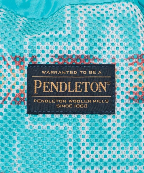 PENDLETON（ペンドルトン）の「PENDLETON　メッシュドローポーチ（ショルダーバッグ・メンズ・オフホワイト/ブルー系その他/ベージュ・ONE）」の10枚目の写真