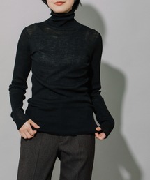 Munich | シアーニットリブタートルネックプルオーバー(ニット/セーター)