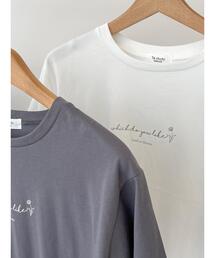 Te chichi TERRASSE | ドローイングロゴTシャツ(Tシャツ/カットソー)