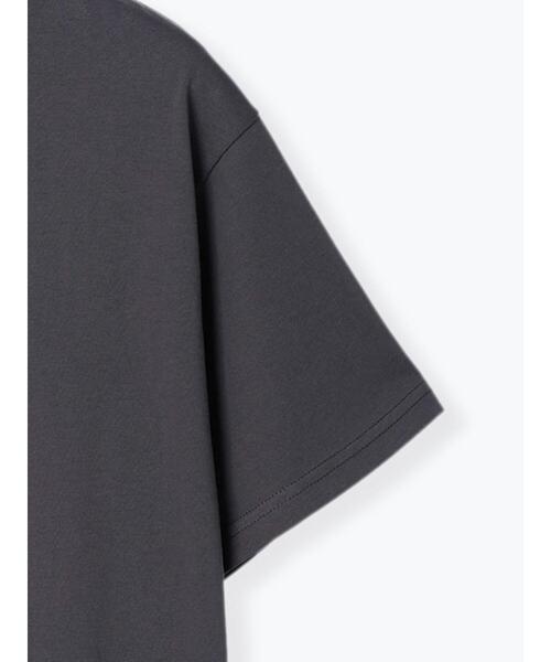 Te chichi TERRASSE(テチチテラス)の「ドローイングロゴTシャツ(Tシャツ/カットソー・レディース・チャコールグレー/グリーン/オフホワイト・F)」の12枚目の写真