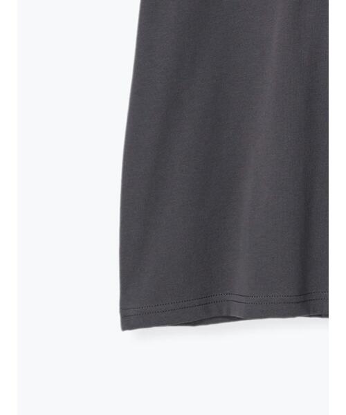 Te chichi TERRASSE(テチチテラス)の「ドローイングロゴTシャツ(Tシャツ/カットソー・レディース・チャコールグレー/グリーン/オフホワイト・F)」の11枚目の写真