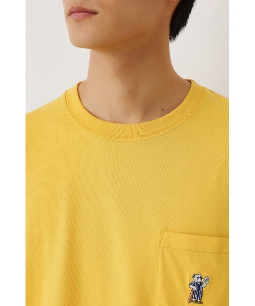 RODEO CROWNS WIDE BOWL（ロデオクラウンズワイドボウル）の「ワールドシリーズ Tシャツ（Tシャツ/カットソー・メンズ・ホワイト/ブラック/イエロー・MEDIUM/LARGE）」の7枚目の写真
