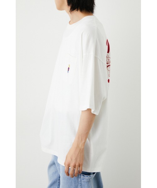 RODEO CROWNS WIDE BOWL（ロデオクラウンズワイドボウル）の「ワールドシリーズ Tシャツ（Tシャツ/カットソー・メンズ・ホワイト/ブラック/イエロー・MEDIUM/LARGE）」の17枚目の写真