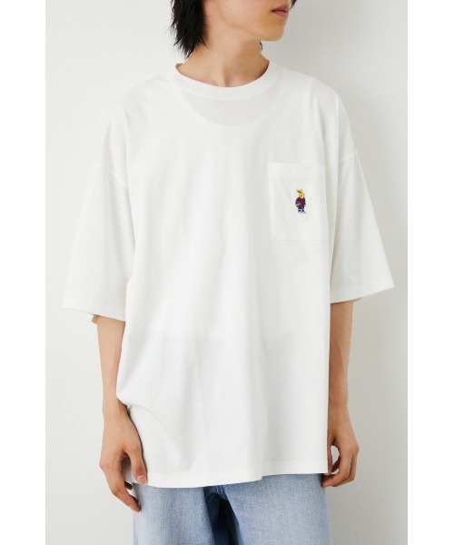 RODEO CROWNS WIDE BOWL（ロデオクラウンズワイドボウル）の「ワールドシリーズ Tシャツ（Tシャツ/カットソー・メンズ・ホワイト/ブラック/イエロー・MEDIUM/LARGE）」の14枚目の写真