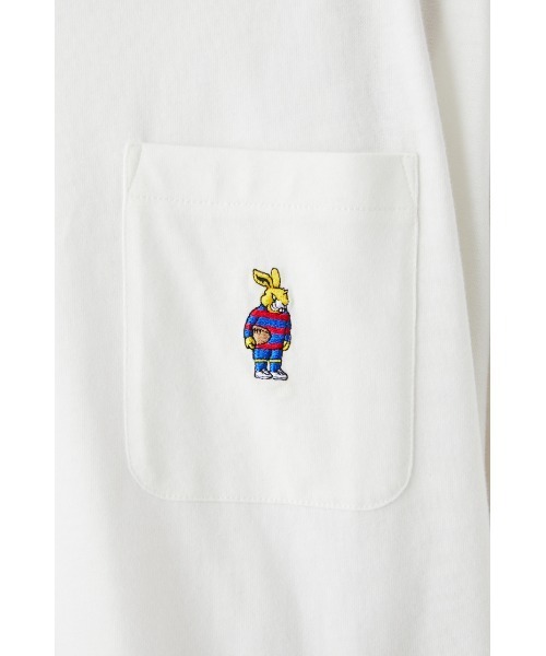 RODEO CROWNS WIDE BOWL（ロデオクラウンズワイドボウル）の「ワールドシリーズ Tシャツ（Tシャツ/カットソー・メンズ・ホワイト/ブラック/イエロー・MEDIUM/LARGE）」の12枚目の写真