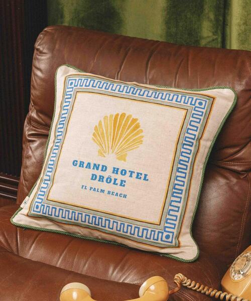 ＜DROLE DE MONSIEUR × GERGEI ERDEI＞ DROLE CUSHION/クッション