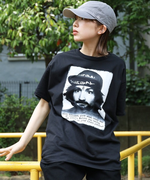 ROOPTOKYO（ループトウキョウ）の「SUICIDAL TENDENCIES TS 66 Charlie + Sticke Tシャツ フォトプリントTシャツ（Tシャツ/カットソー・メンズ・ホワイト/ブラック・M/L/XL）」の20枚目の写真