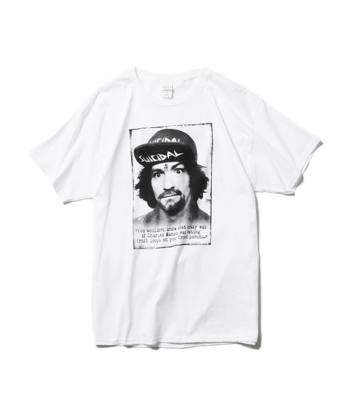 ROOPTOKYO（ループトウキョウ）の「SUICIDAL TENDENCIES TS 66 Charlie + Sticke Tシャツ フォトプリントTシャツ（Tシャツ/カットソー・メンズ・ホワイト/ブラック・M/L/XL）」の13枚目の写真