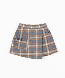 trois lapins kp | 先染めチェックスカパン(110~160cm)(スカート)