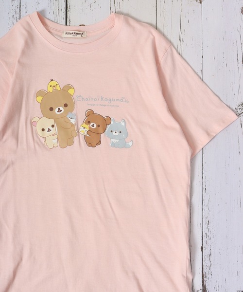 FUNALIVE(ファンアライブ)の「リラックマ 半袖 Tシャツ(Tシャツ/カットソー・レディース・杢グレー/グレー系その他/ホワイト/ブルー系その他2/ブルー系その他3/ピンク系その他2/ピンク系その他3/オートミール/ホワイト系その他/グリーン系その他/ブルー系その他/ピンク系その他/レモンイエロー/ホワイト系その他2/ホワイト系その他3/オフホワイト/オリーブ/ネイビー・M/L/LL)」の16枚目の写真
