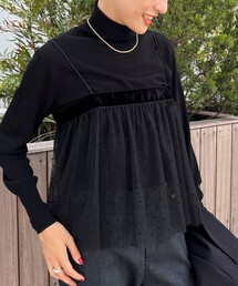 NOLLEY’S | チュールキャミソール(シャツ/ブラウス)