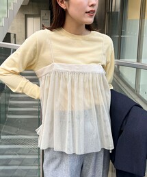 NOLLEY’S | チュールキャミソール(シャツ/ブラウス)