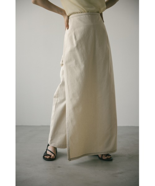 STYLEMIXER(スタイルミキサー)の「エプロンレイヤードステッチパンツ(その他パンツ・レディース・ブラック/アイボリー・SMALL/MEDIUM)」の20枚目の写真