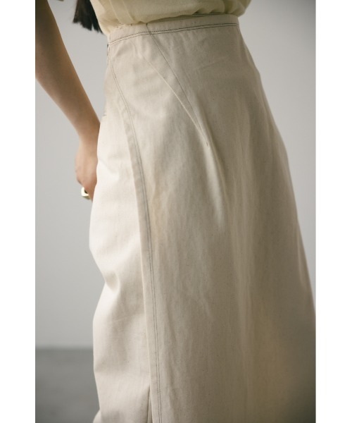 STYLEMIXER(スタイルミキサー)の「エプロンレイヤードステッチパンツ(その他パンツ・レディース・ブラック/アイボリー・SMALL/MEDIUM)」の3枚目の写真