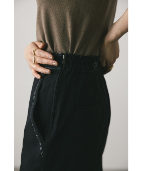 STYLEMIXER(スタイルミキサー)の「エプロンレイヤードステッチパンツ(その他パンツ・レディース・ブラック/アイボリー・SMALL/MEDIUM)」の22枚目の写真