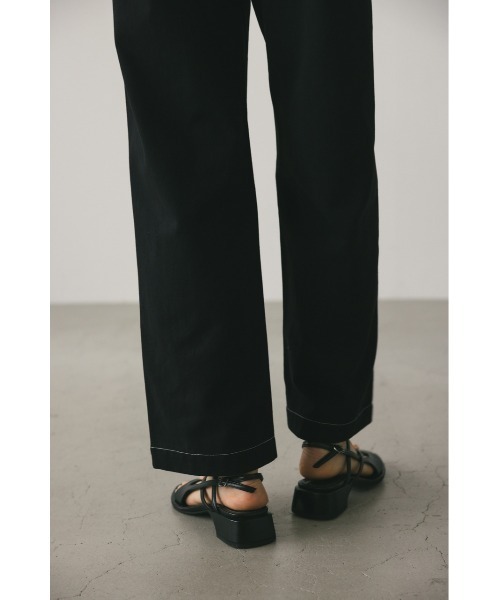 STYLEMIXER(スタイルミキサー)の「エプロンレイヤードステッチパンツ(その他パンツ・レディース・ブラック/アイボリー・SMALL/MEDIUM)」の5枚目の写真