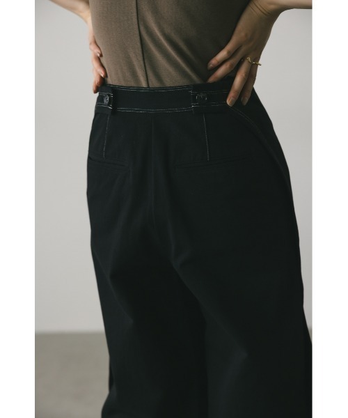 STYLEMIXER(スタイルミキサー)の「エプロンレイヤードステッチパンツ(その他パンツ・レディース・ブラック/アイボリー・SMALL/MEDIUM)」の19枚目の写真