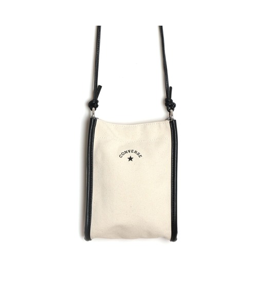 CONVERSE(コンバース)の「【CONVERSE/コンバース】CV ARCH LOGO MINI SHOULDER BAG アーチロゴミニショルダーバッグ(ショルダーバッグ・レディース・ブラック/オフホワイト・FREE)」の3枚目の写真