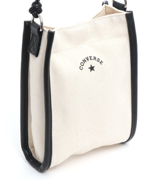 CONVERSE(コンバース)の「【CONVERSE/コンバース】CV ARCH LOGO MINI SHOULDER BAG アーチロゴミニショルダーバッグ(ショルダーバッグ・レディース・ブラック/オフホワイト・FREE)」の11枚目の写真