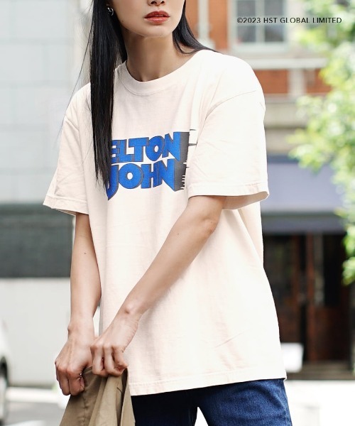 ELTON JOHN LOGO Tシャツ（Tシャツ/カットソー）｜e-zakkamania stores 